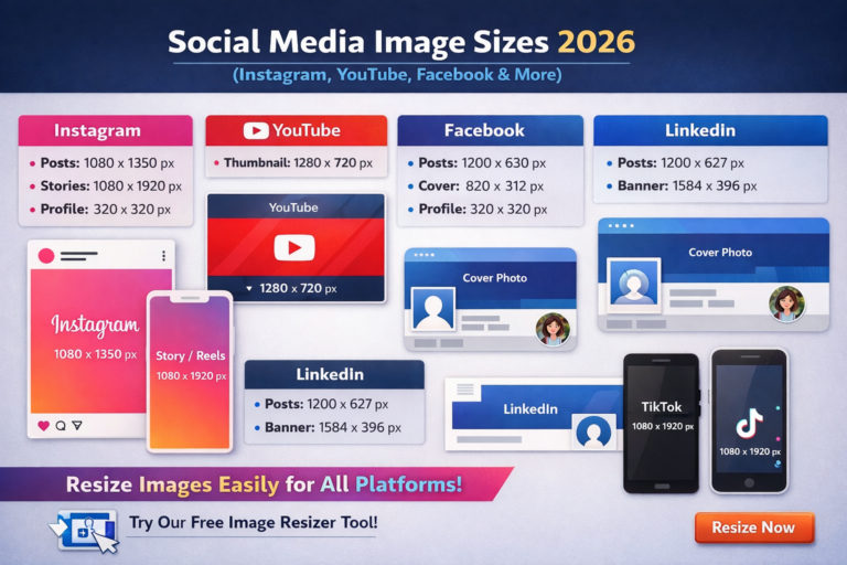 Social Media Image Size 2026