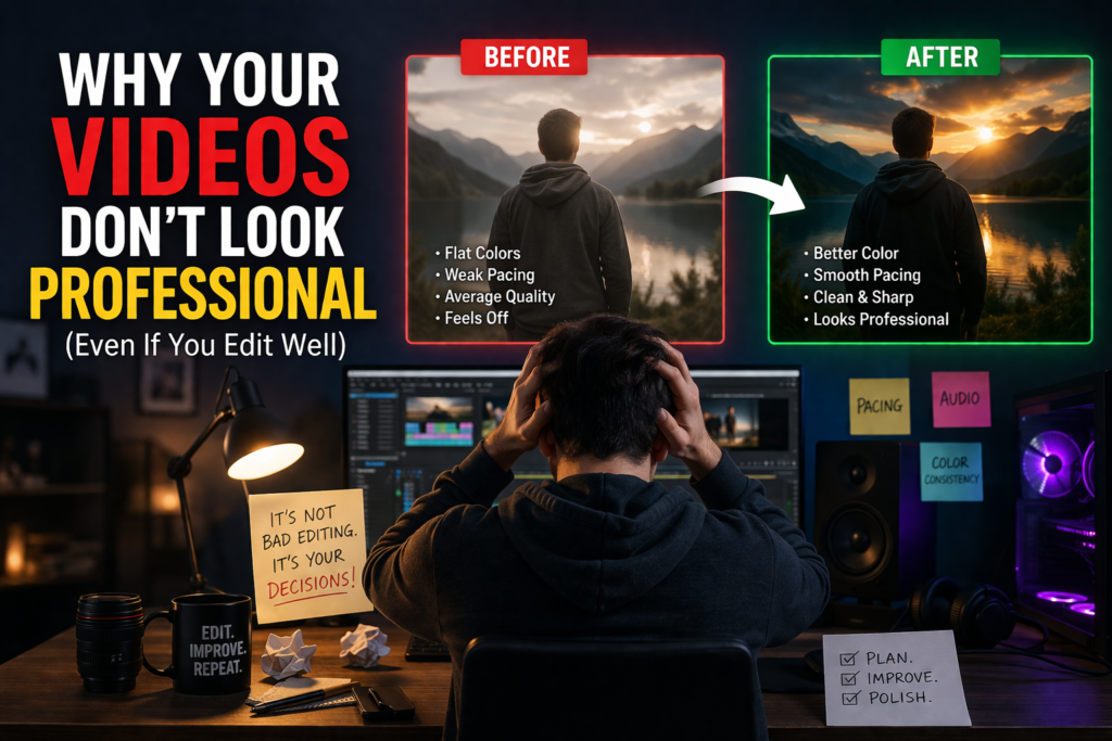 Why Your Videos Don’t Look Professional?